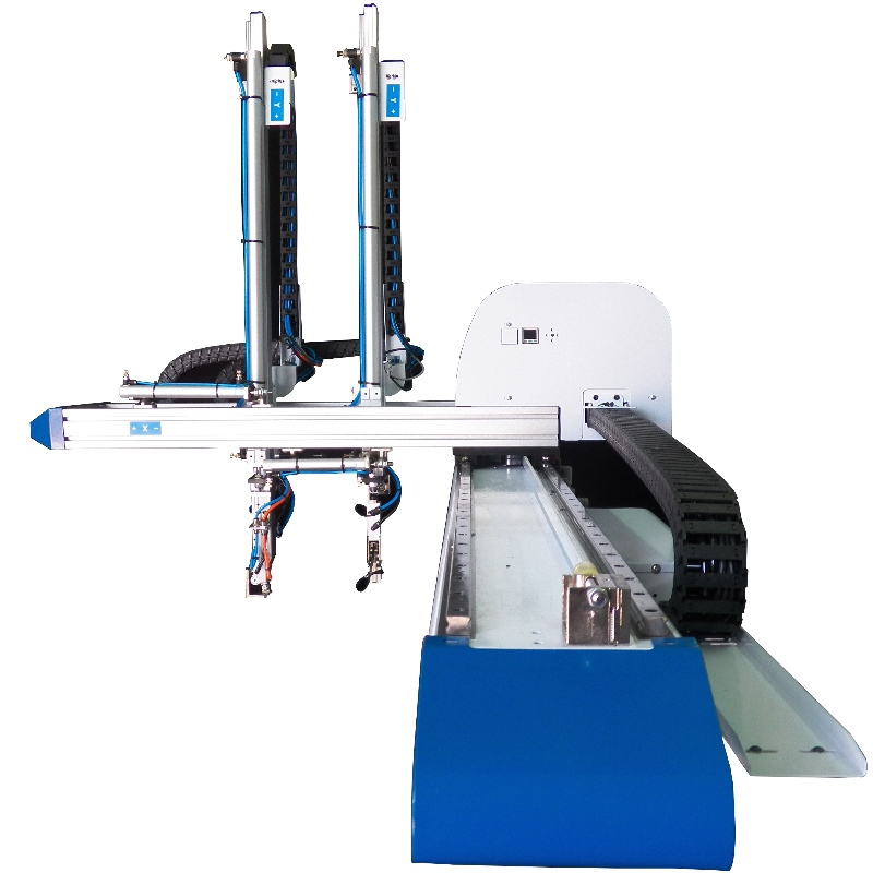 Kina injektion robot horisontell dubbel arm manipulator tillverkare